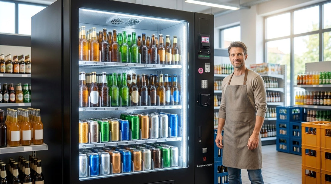 Bierautomat im Getraenkemarkt