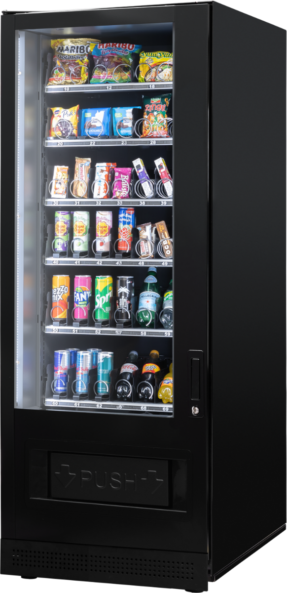 Zweiter Automat.<br>Eine Kasse.