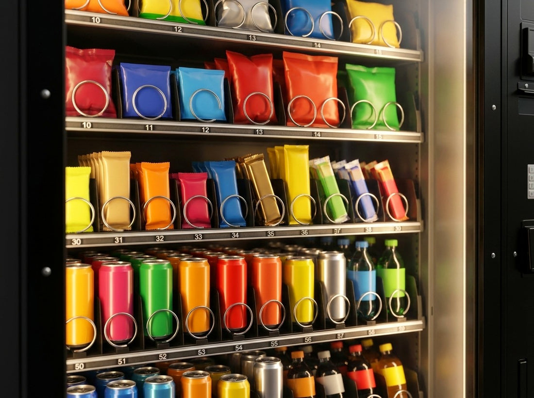 G-Snack Automat voll bestückt mit Kiosk-Sortiment