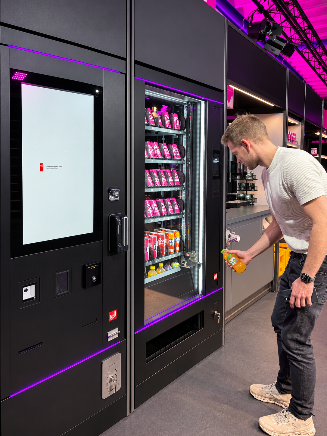 Ausgabefach eines Automaten