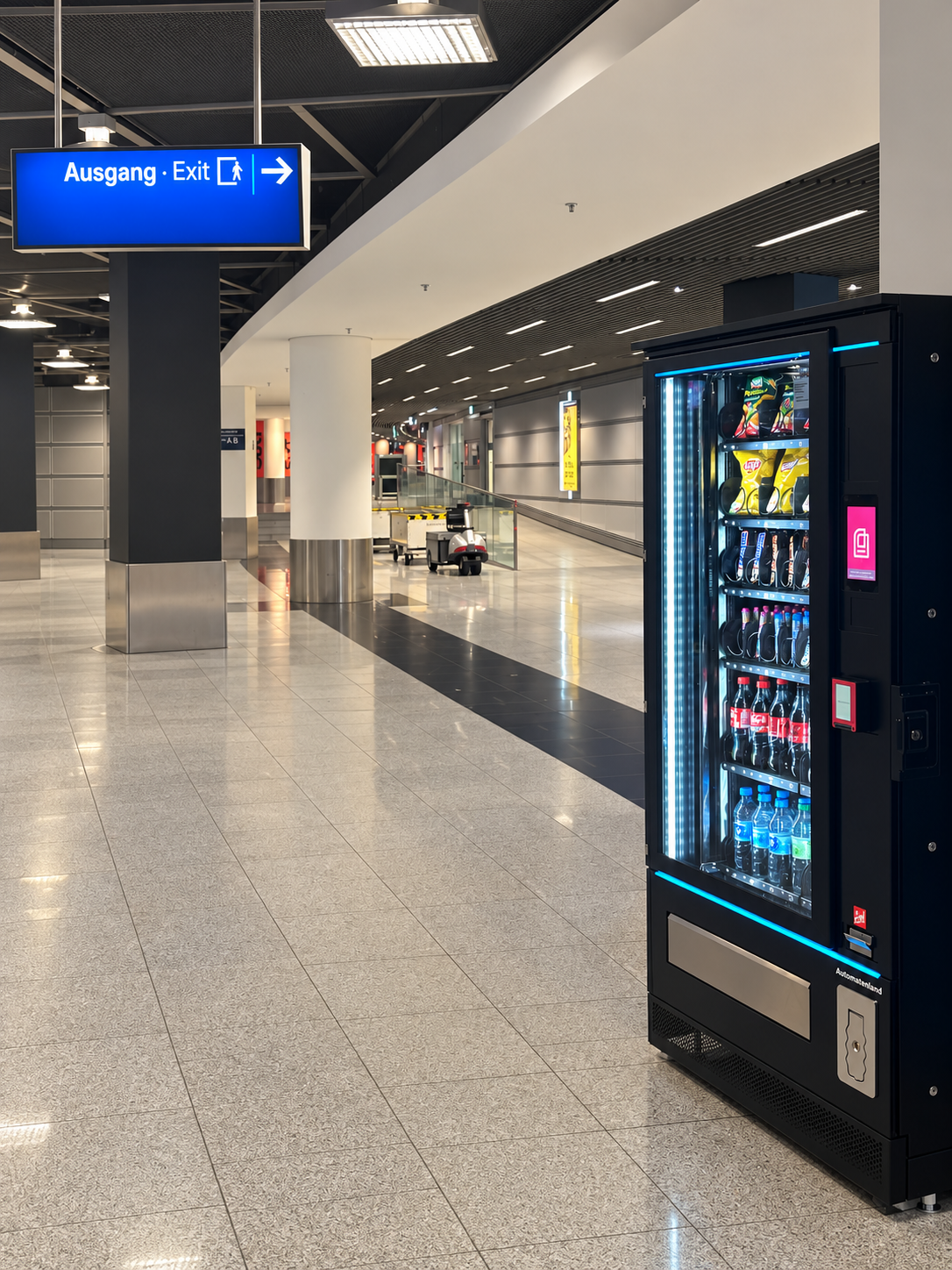 Automat in einem Terminalgebäude