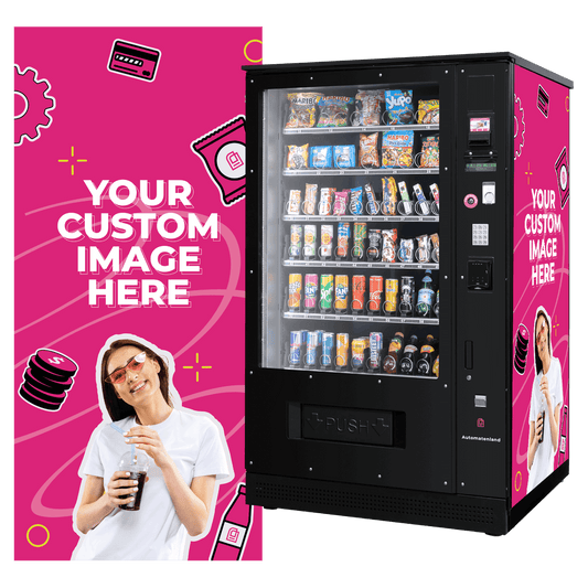 Bedruckte Folien für SandenVendo Automaten