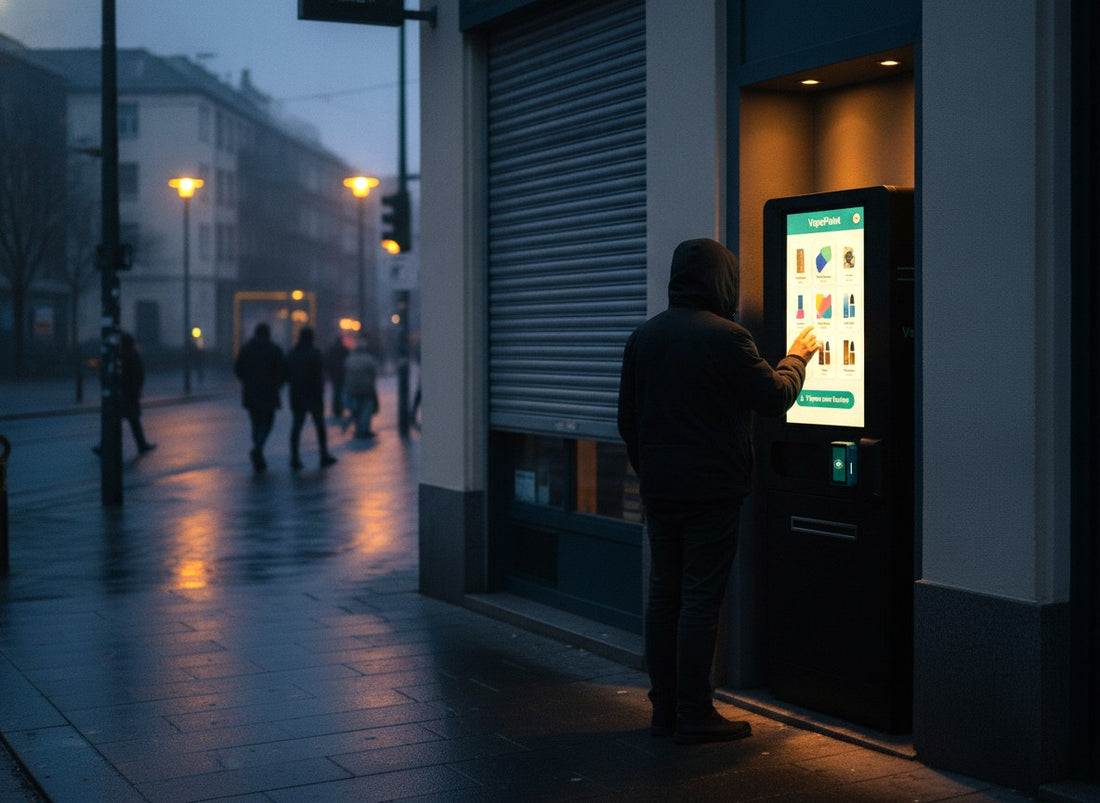 Vape-Automat im Tabakladen