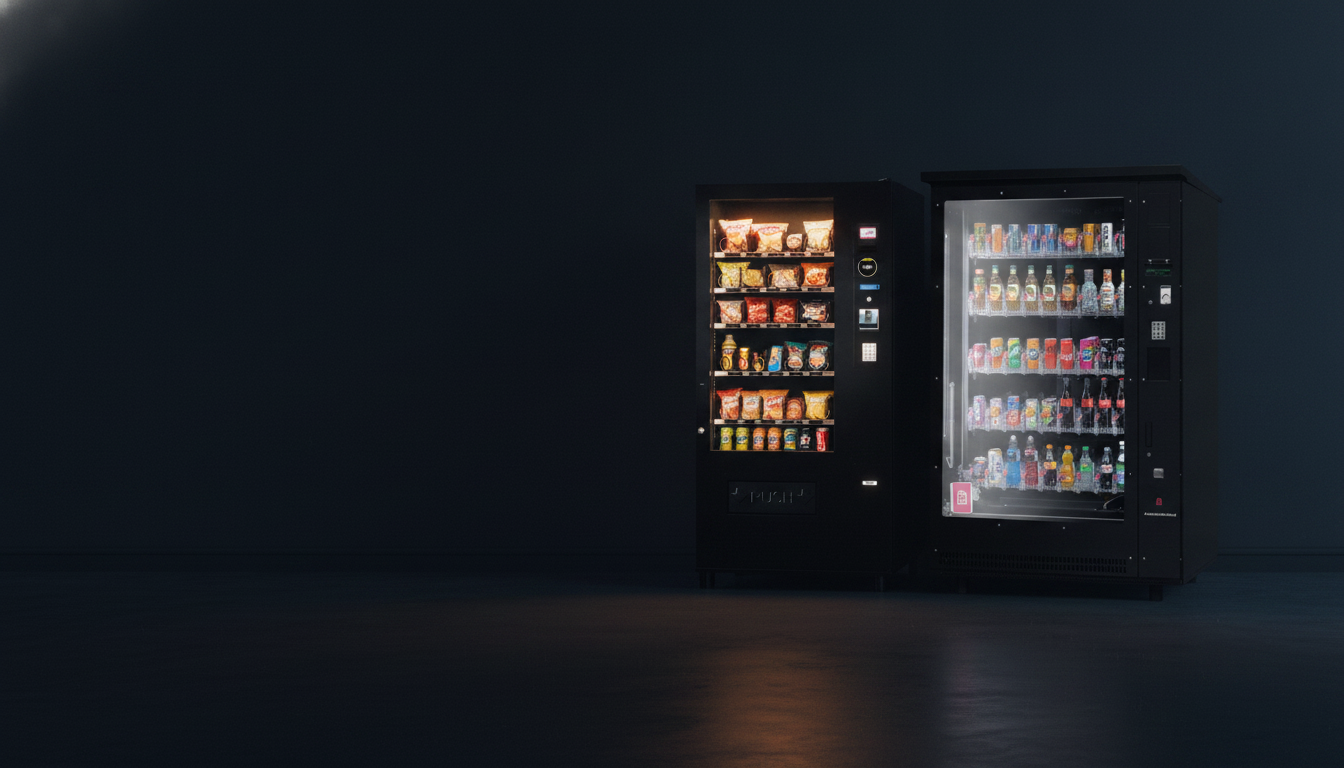Snack- und Getränkeautomat im Angebot