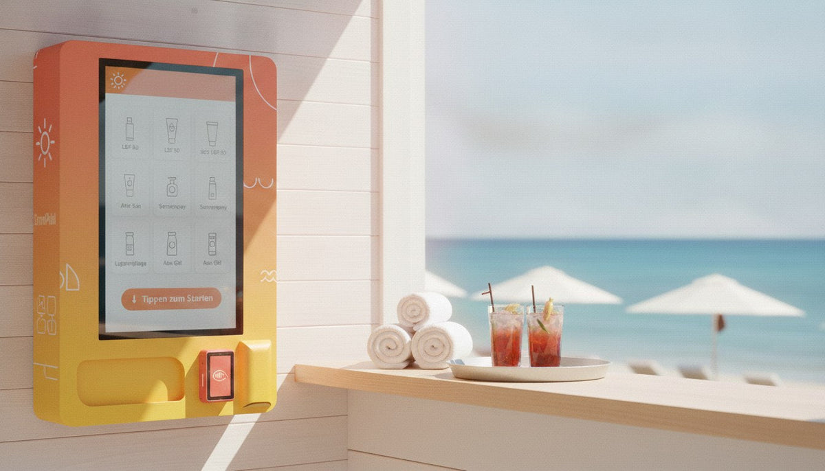 BrandPoint voll foliert als Marken-Touchpoint im Beachclub