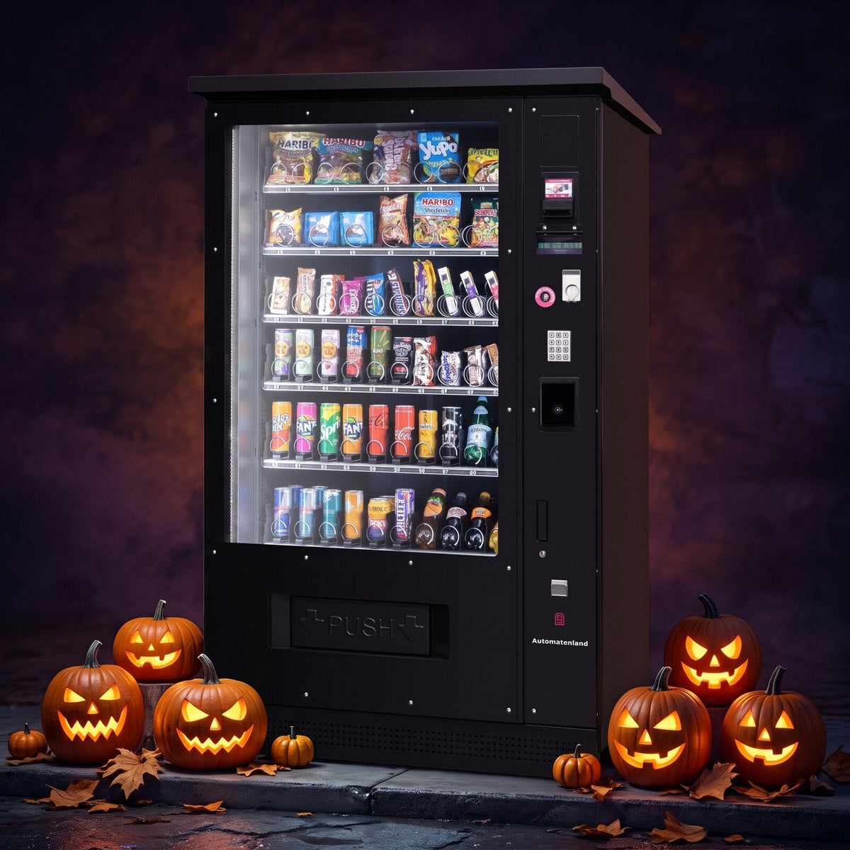 Halloween-Paket: G-Snack 10 Outdoor mit Kartenterminal und Münzwechsler