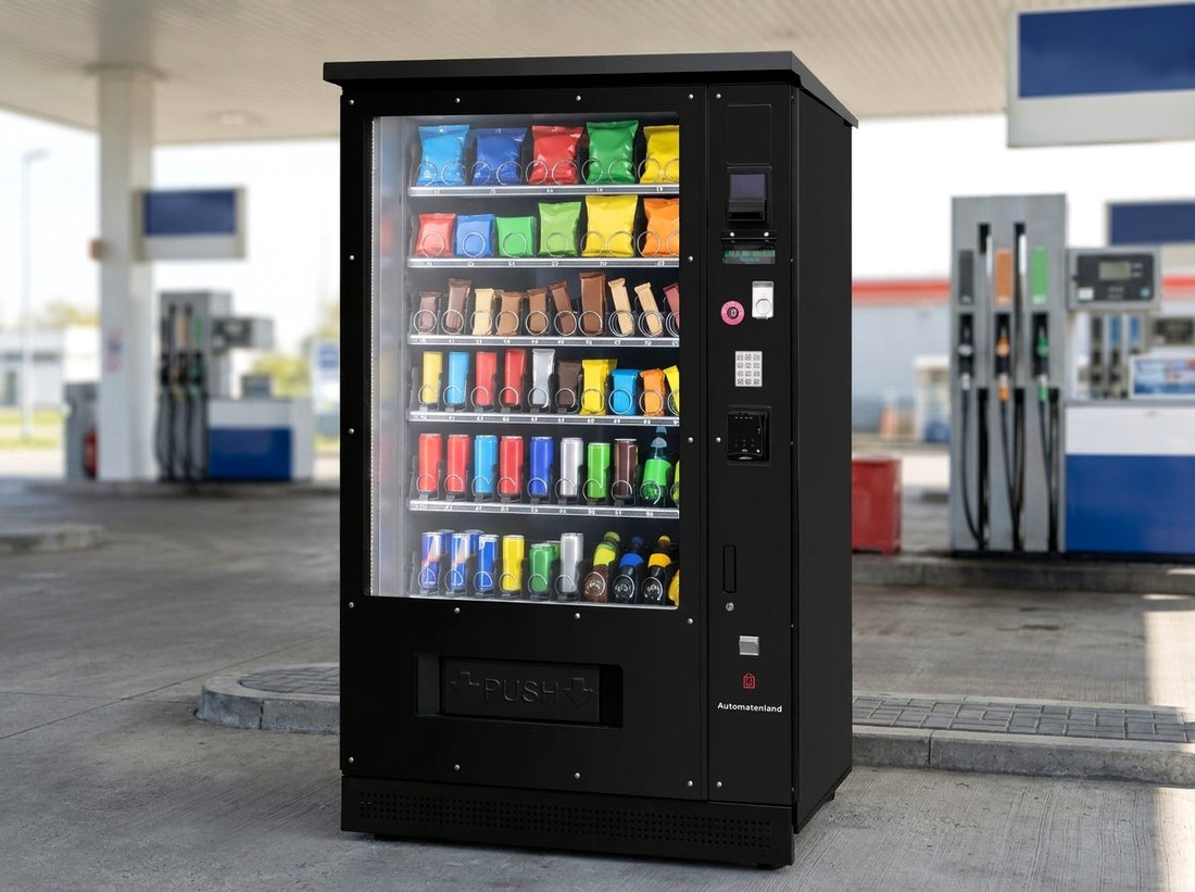Snacks und Getraenke im Outdoor-Automaten